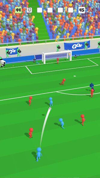Скачать взломанную Super Goal - Стикмен Футбол [Много денег] MOD apk на Андроид