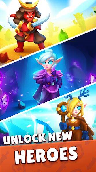 Скачать взломанную Heroes vs. Hordes: Survivor [Много монет] MOD apk на Андроид