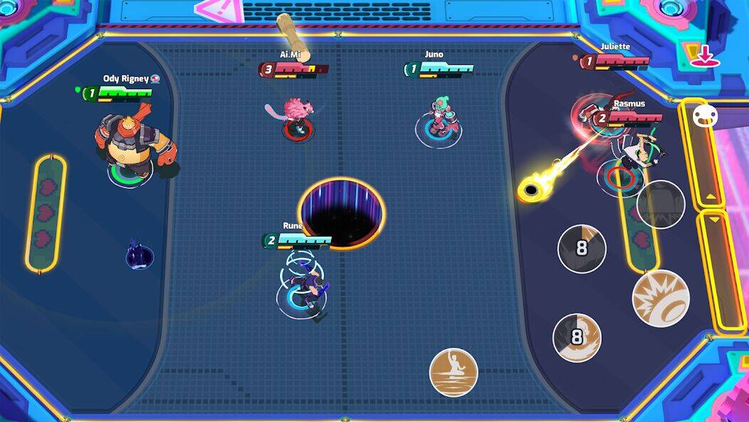 Скачать взломанную Omega Strikers [Много денег] MOD apk на Андроид