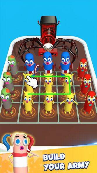 Скачать взломанную Merge Master: Monster Run 3D [Много денег] MOD apk на Андроид