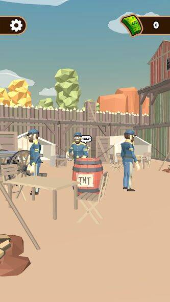 Скачать взломанную Western Cowboy: Shooting Game [Много денег] MOD apk на Андроид