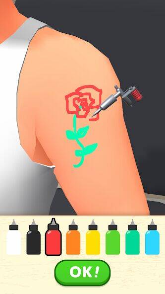 Скачать взломанную Dream Tattoo [Бесплатные покупки] MOD apk на Андроид