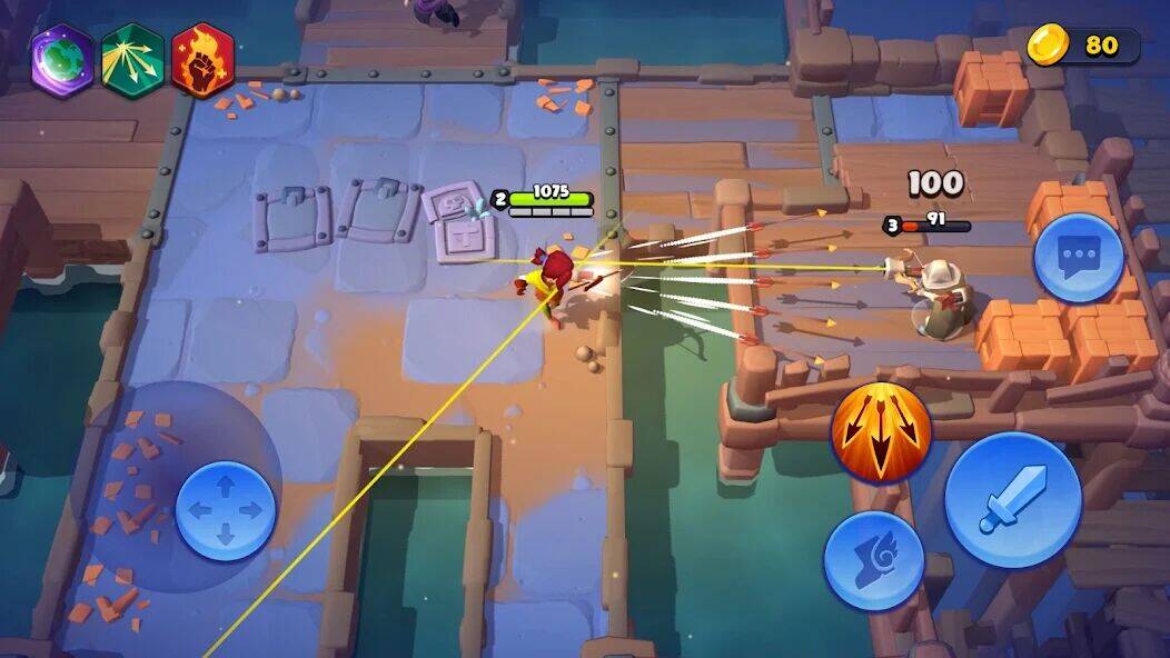 Скачать взломанную Loot Heroes: Fantasy co-op RPG [Мод меню] MOD apk на Андроид