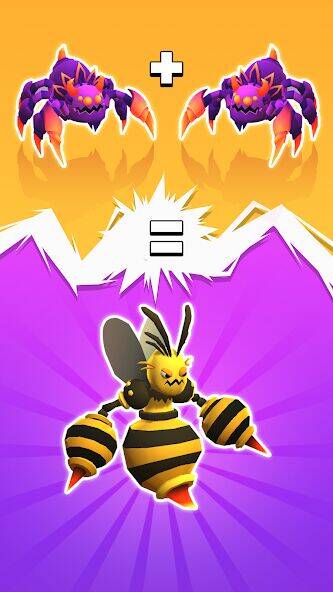 Скачать взломанную Merge Run Pocketmon 3D Battle [Много денег] MOD apk на Андроид