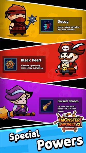 Скачать взломанную Monster World: Survival.io [Мод меню] MOD apk на Андроид