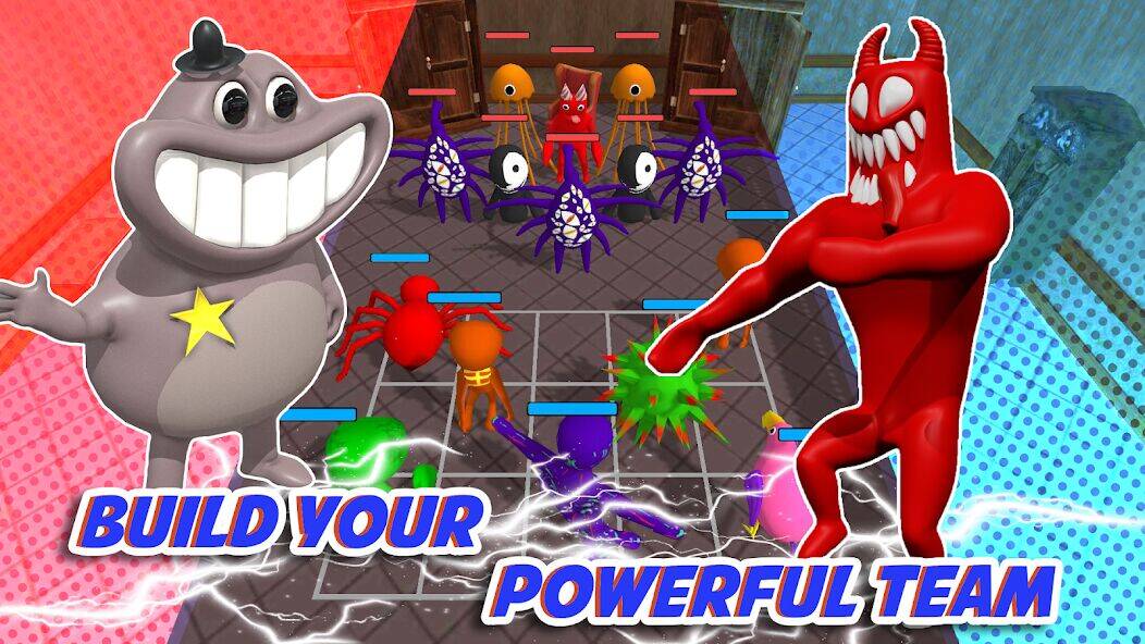 Скачать взломанную Bambam Monster Vs 100 Doors [Мод меню] MOD apk на Андроид