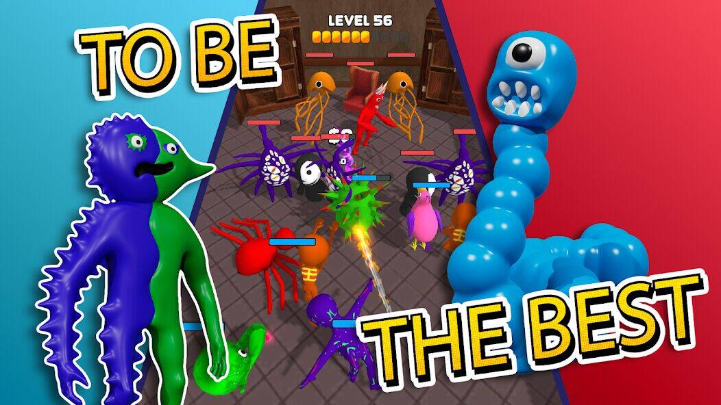 Скачать взломанную Bambam Monster Vs 100 Doors [Мод меню] MOD apk на Андроид