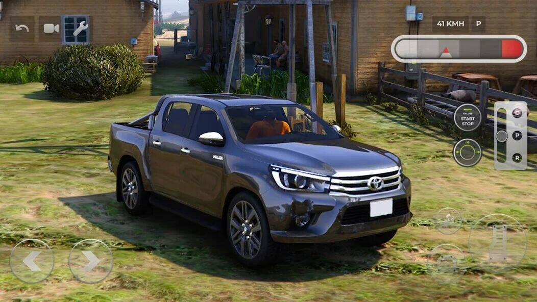Скачать взломанную Toyota Hilux 4x4 Mountain Ride [Бесплатные покупки] MOD apk на Андроид