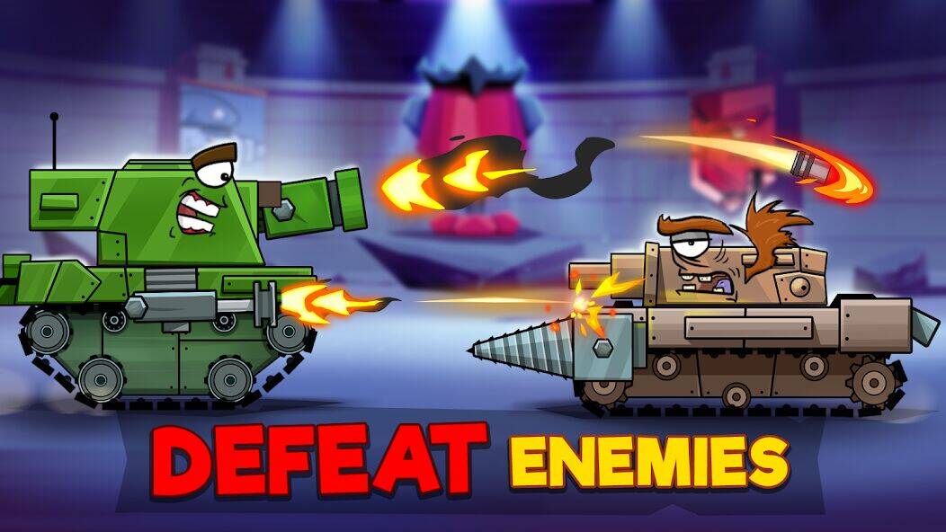 Скачать взломанную Tanks Arena io: Игры про танки [Бесплатные покупки] MOD apk на Андроид