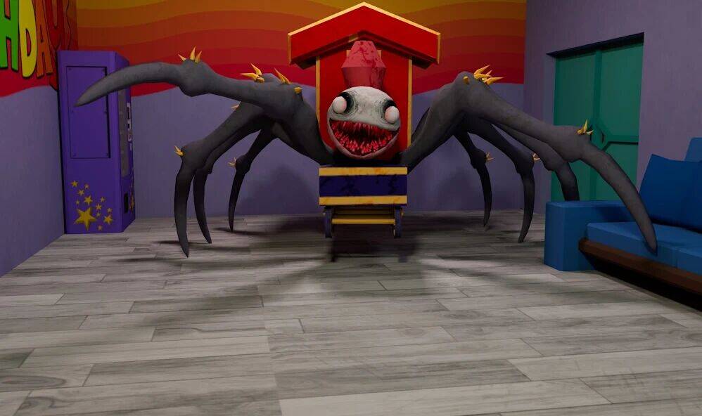 Скачать взломанную Spider Train Monsters Survival [Бесплатные покупки] MOD apk на Андроид