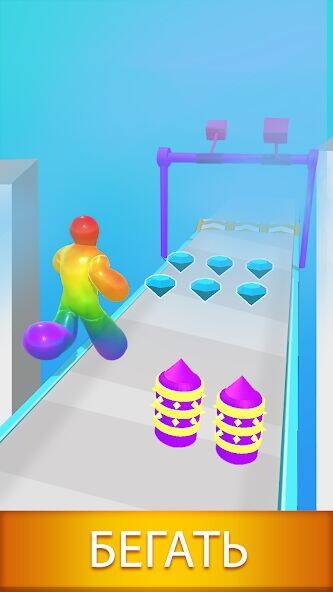 Скачать взломанную Blob Dash - бесконечный бегун [Много монет] MOD apk на Андроид