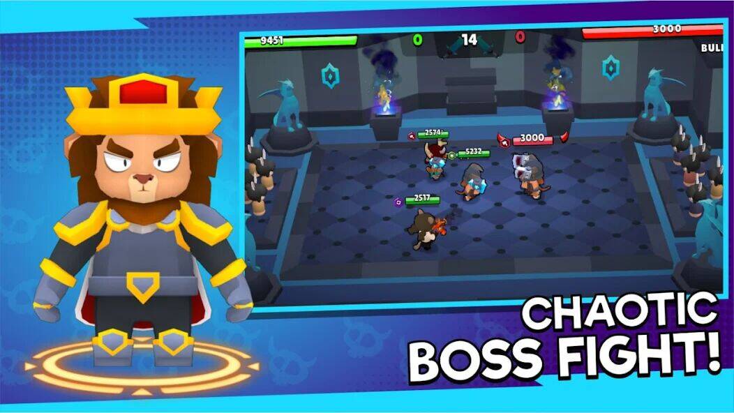 Скачать взломанную Hybrid Clash: Crazy Brawl [Много монет] MOD apk на Андроид