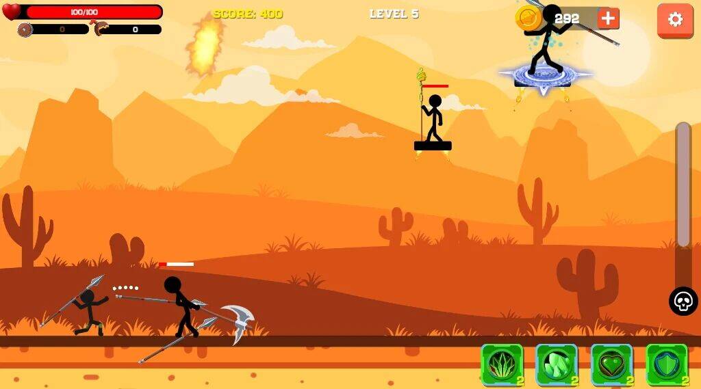 Скачать взломанную Spear war: Mızrak Savaş Oyunu [Много монет] MOD apk на Андроид