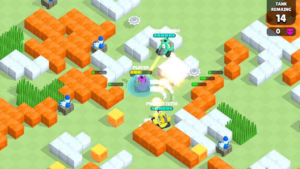 Скачать взломанную Tank Battle IO [Мод меню] MOD apk на Андроид