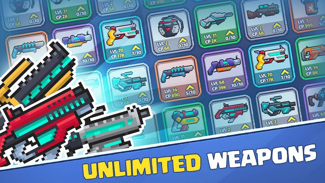 Скачать взломанную Пожарник: пиксельный шутер [Мод меню] MOD apk на Андроид