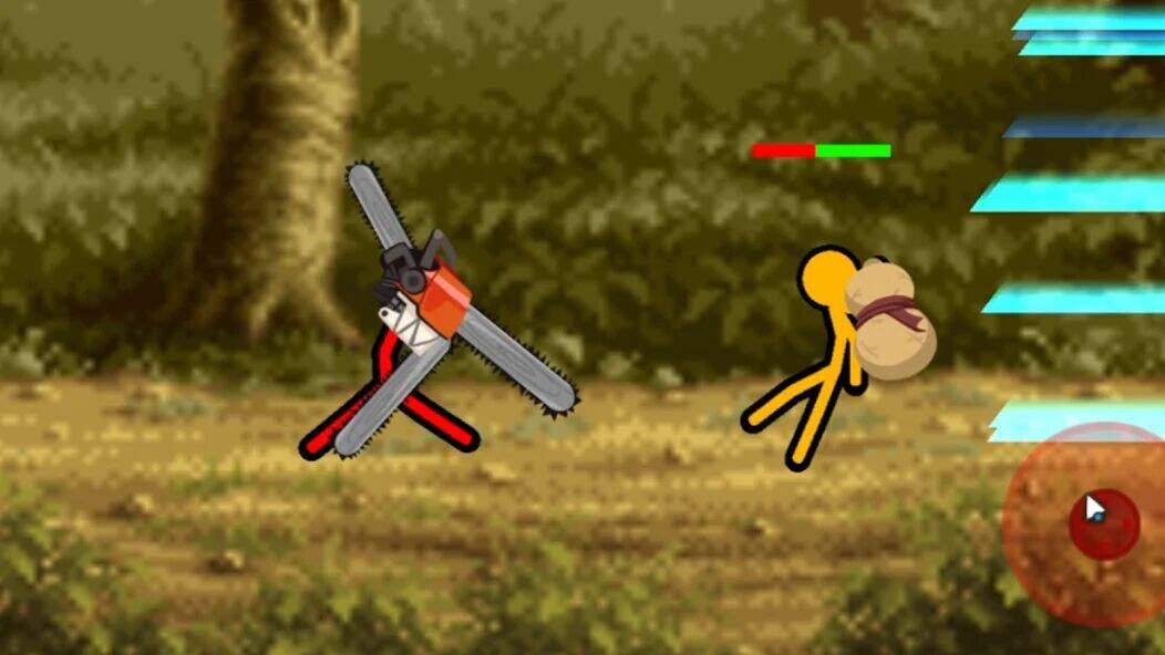 Скачать взломанную Stickman Hero-Стикмен файтинг [Много денег] MOD apk на Андроид