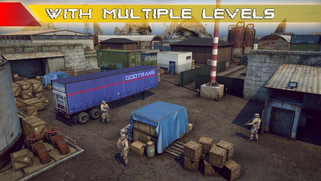 Скачать взломанную Игры с оружием - стрелялка FPS [Мод меню] MOD apk на Андроид