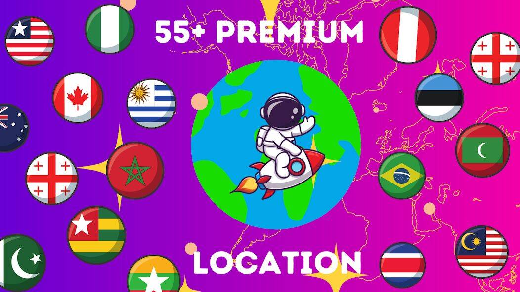 Скачать взломанную Action Vpn- Gaming & Gamer VPN [Много монет] MOD apk на Андроид