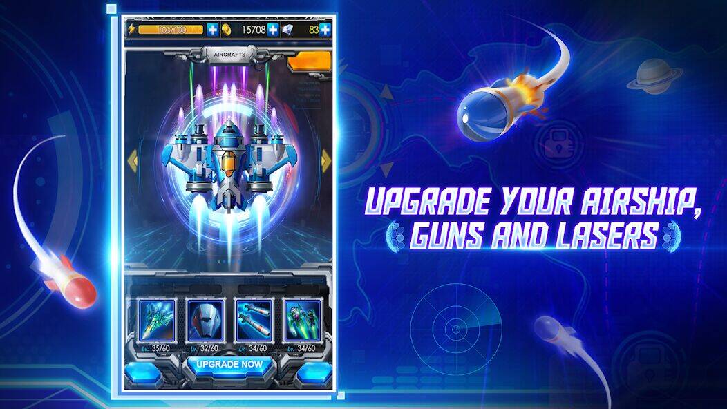 Скачать взломанную Strikers 1945: Sky Wars Game [Мод меню] MOD apk на Андроид