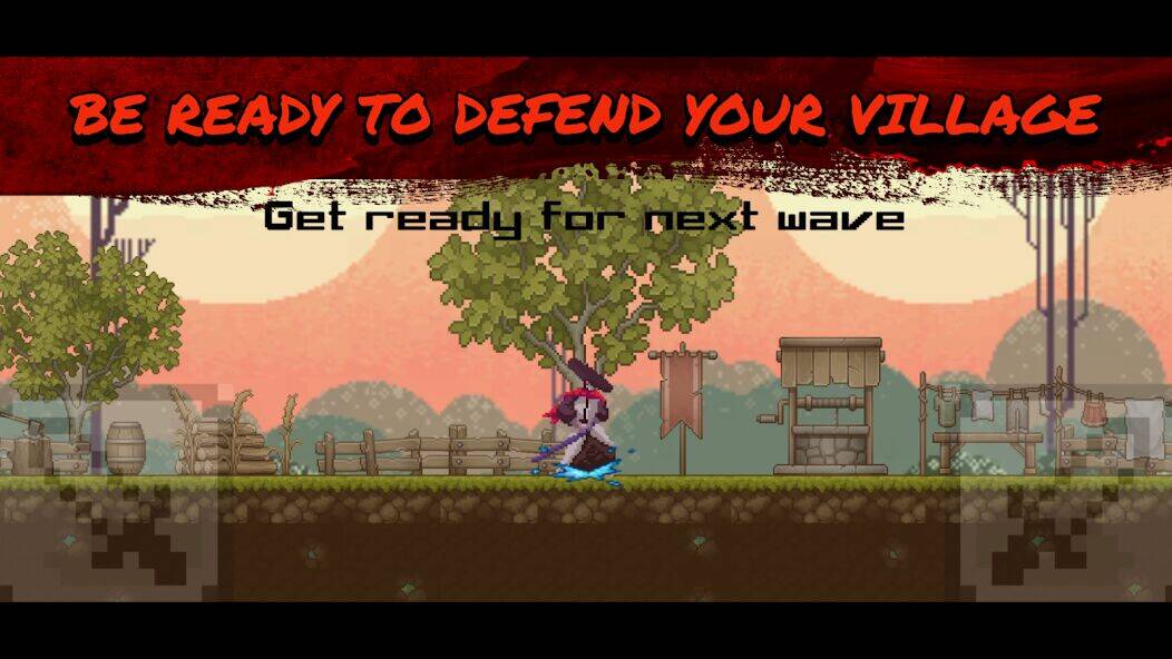 Скачать взломанную Thunder Samurai Defend Village [Много денег] MOD apk на Андроид
