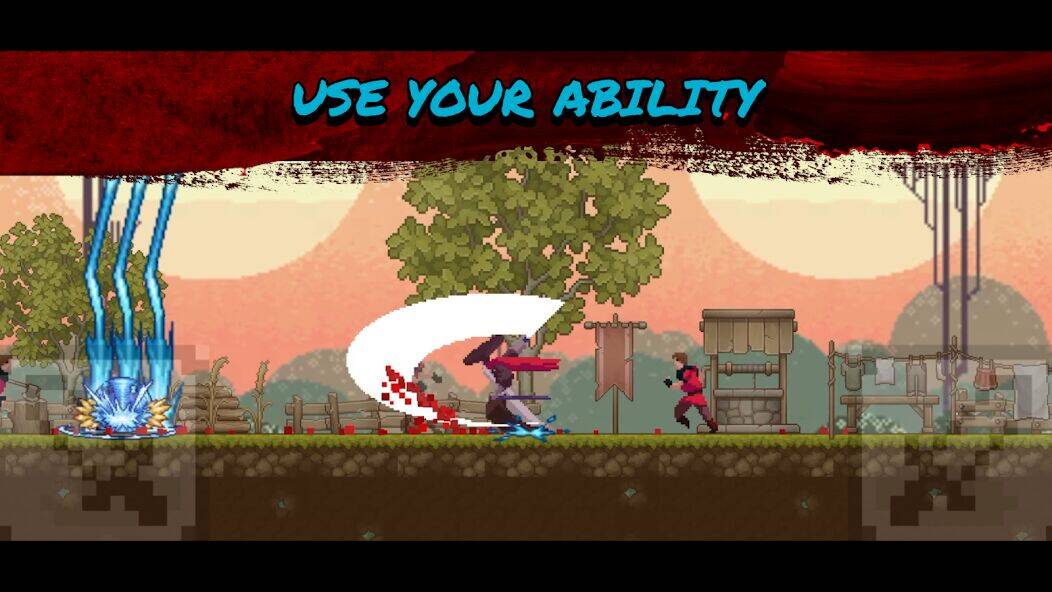 Скачать взломанную Thunder Samurai Defend Village [Много денег] MOD apk на Андроид