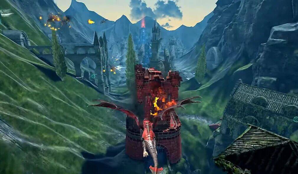 Скачать взломанную Dragon Fight - Offline Mobile [Много монет] MOD apk на Андроид