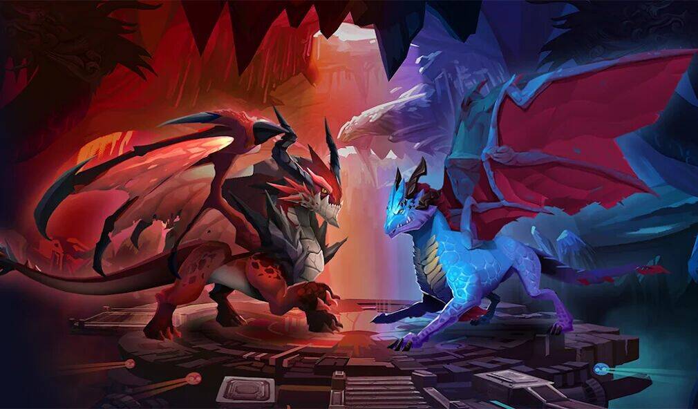 Скачать взломанную Dragon Fight - Offline Mobile [Много монет] MOD apk на Андроид