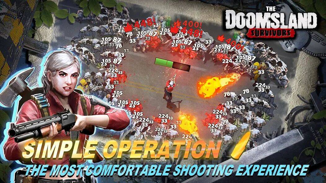 Скачать взломанную The Doomsland: Survivors [Много денег] MOD apk на Андроид