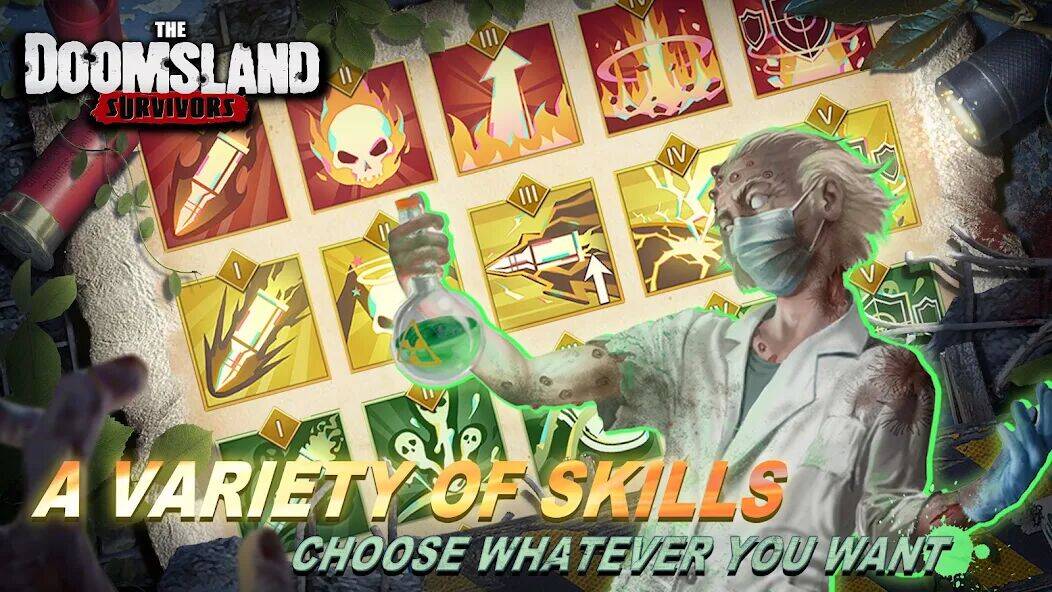 Скачать взломанную The Doomsland: Survivors [Много денег] MOD apk на Андроид