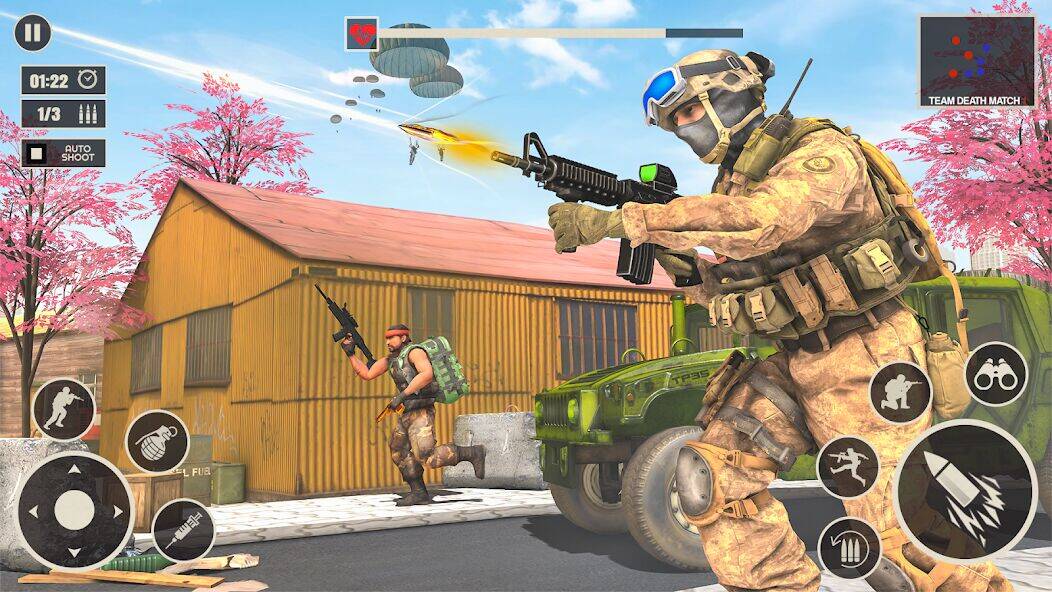 Скачать взломанную Офлайн военные стрелялки 3D [Много денег] MOD apk на Андроид