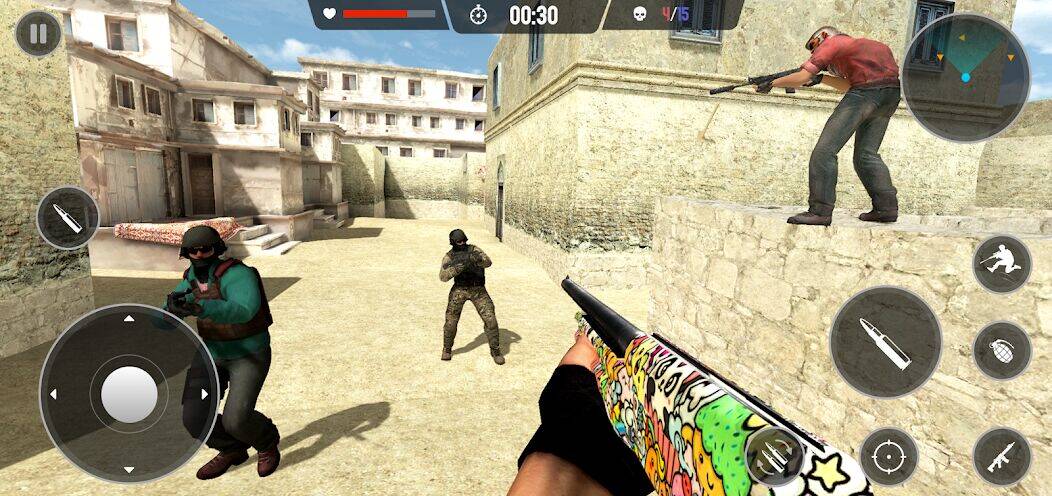 Скачать взломанную Target Ops - FPS Shooting Game [Много монет] MOD apk на Андроид