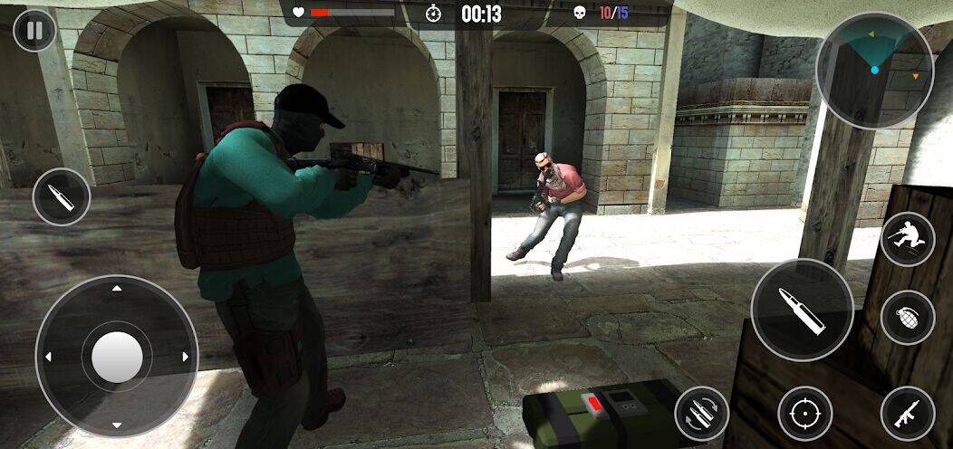 Скачать взломанную Target Ops - FPS Shooting Game [Много монет] MOD apk на Андроид