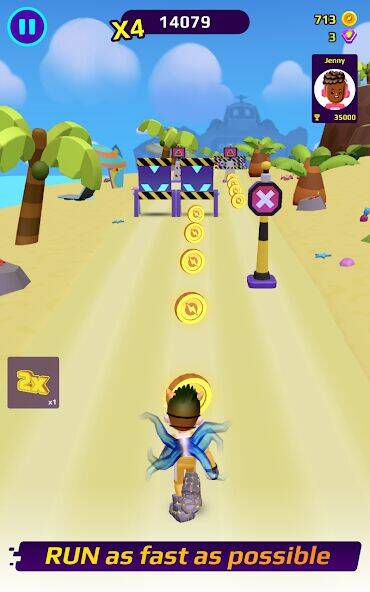 Скачать взломанную PKXD Runner [Много денег] MOD apk на Андроид