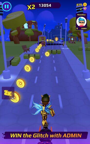 Скачать взломанную PKXD Runner [Много денег] MOD apk на Андроид