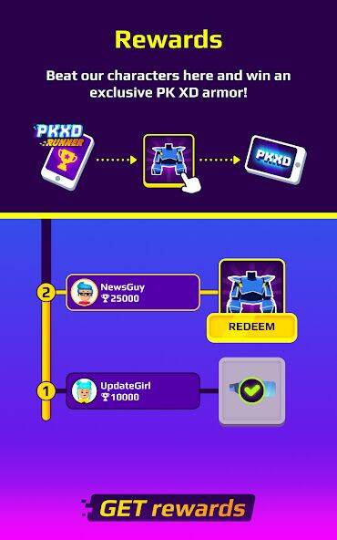 Скачать взломанную PKXD Runner [Много денег] MOD apk на Андроид