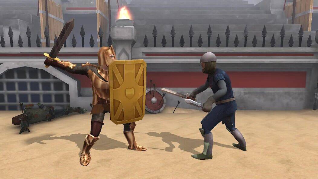 Скачать взломанную Medieval Clash [Бесплатные покупки] MOD apk на Андроид