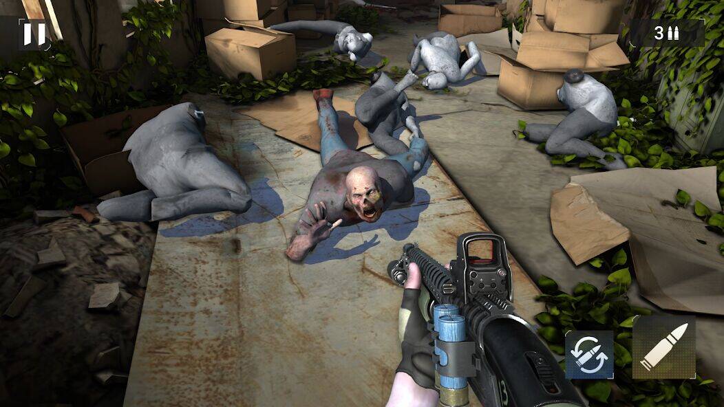 Скачать взломанную Zombie Apocalypse: Shootout [Много монет] MOD apk на Андроид