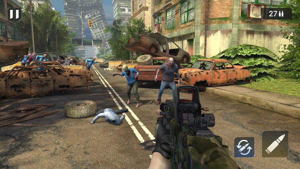 Скачать взломанную Zombie Apocalypse: Shootout [Много монет] MOD apk на Андроид