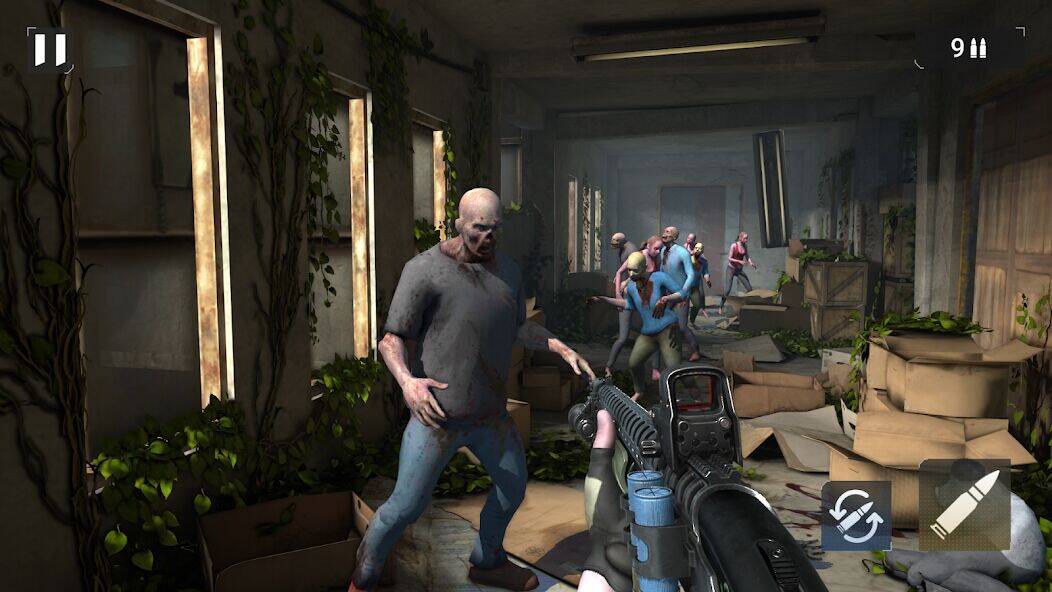 Скачать взломанную Zombie Apocalypse: Shootout [Много монет] MOD apk на Андроид