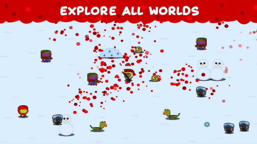 Скачать взломанную Zombie Loop - Shooter survival [Бесплатные покупки] MOD apk на Андроид