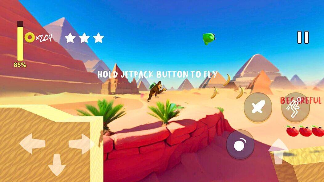 Скачать взломанную обезьяна игра kong банановые [Бесплатные покупки] MOD apk на Андроид