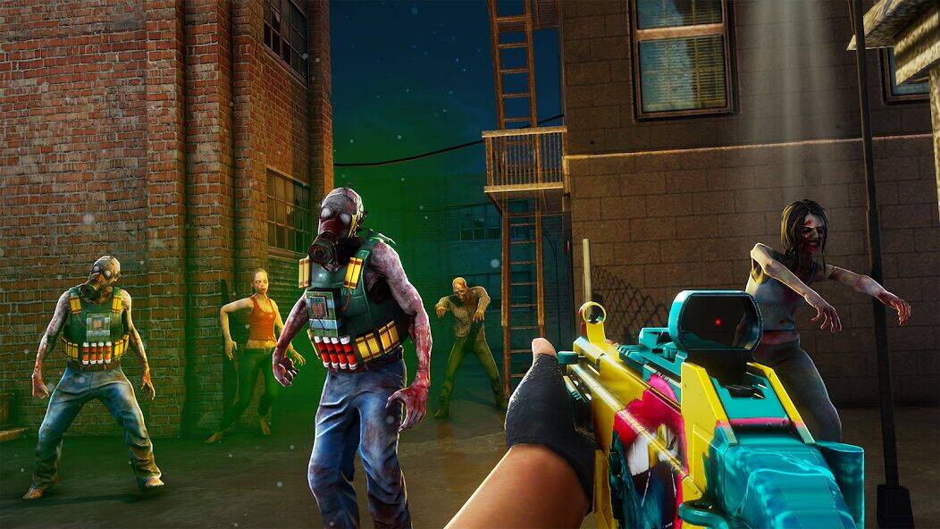 Скачать взломанную Zombination - Zombie Games [Много денег] MOD apk на Андроид