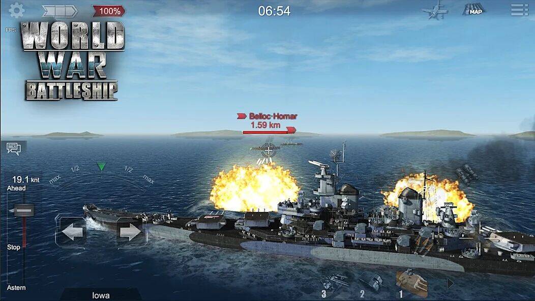 Скачать взломанную мировой войны : Линкор [Много монет] MOD apk на Андроид