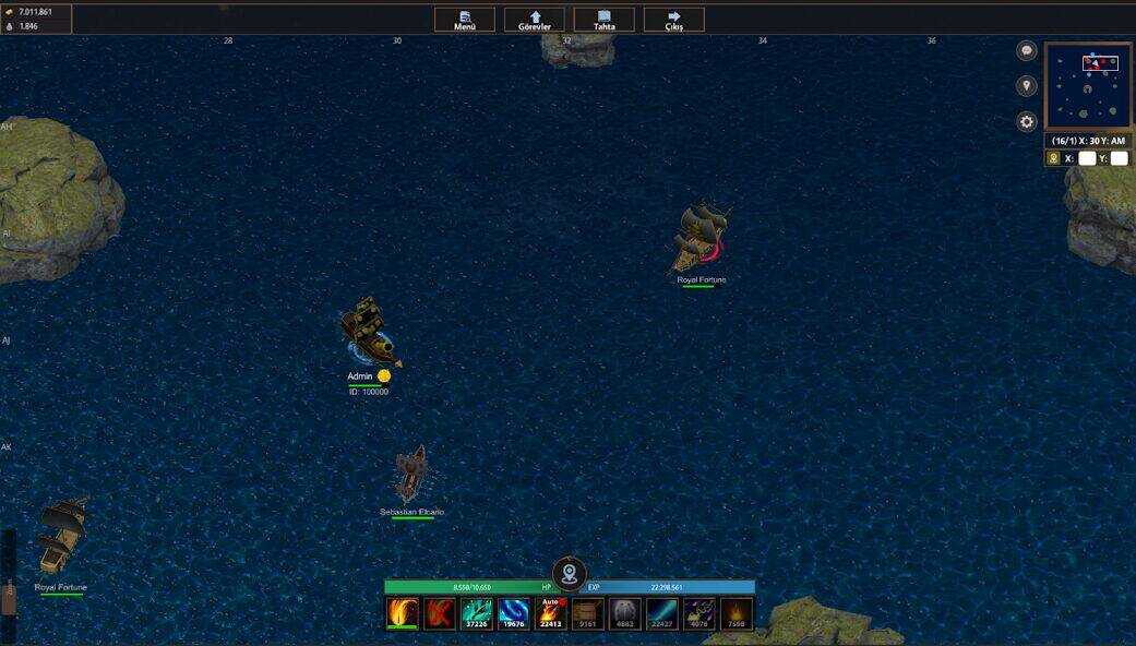Скачать взломанную Battle of Sea: Pirate Fight [Бесплатные покупки] MOD apk на Андроид