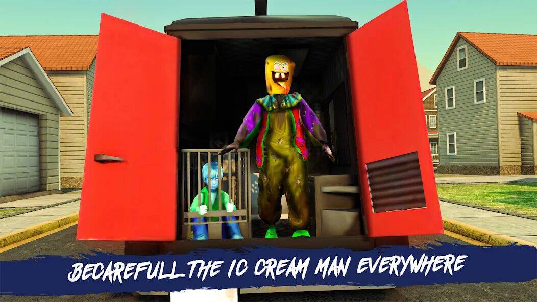 Скачать взломанную Crazy Ice Scream Freaky Clown [Много денег] MOD apk на Андроид