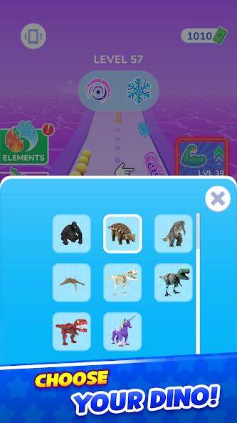 Скачать взломанную Dino Evolution Run 3D [Мод меню] MOD apk на Андроид
