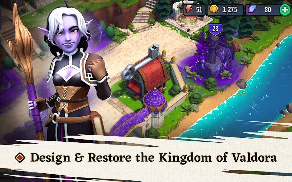 Скачать взломанную Shadows of Valdora: Action RPG [Бесплатные покупки] MOD apk на Андроид