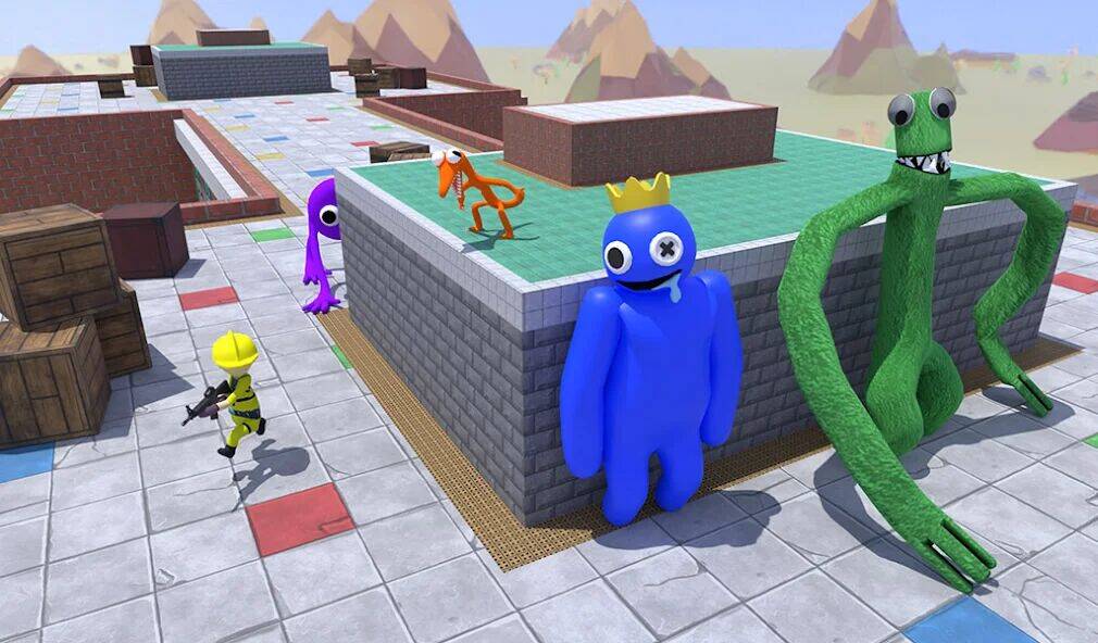 Скачать взломанную Blue Survival: Hide N Seek [Бесплатные покупки] MOD apk на Андроид