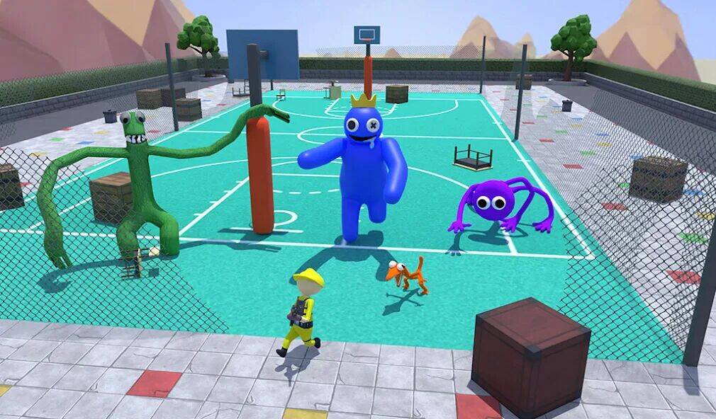 Скачать взломанную Blue Survival: Hide N Seek [Бесплатные покупки] MOD apk на Андроид