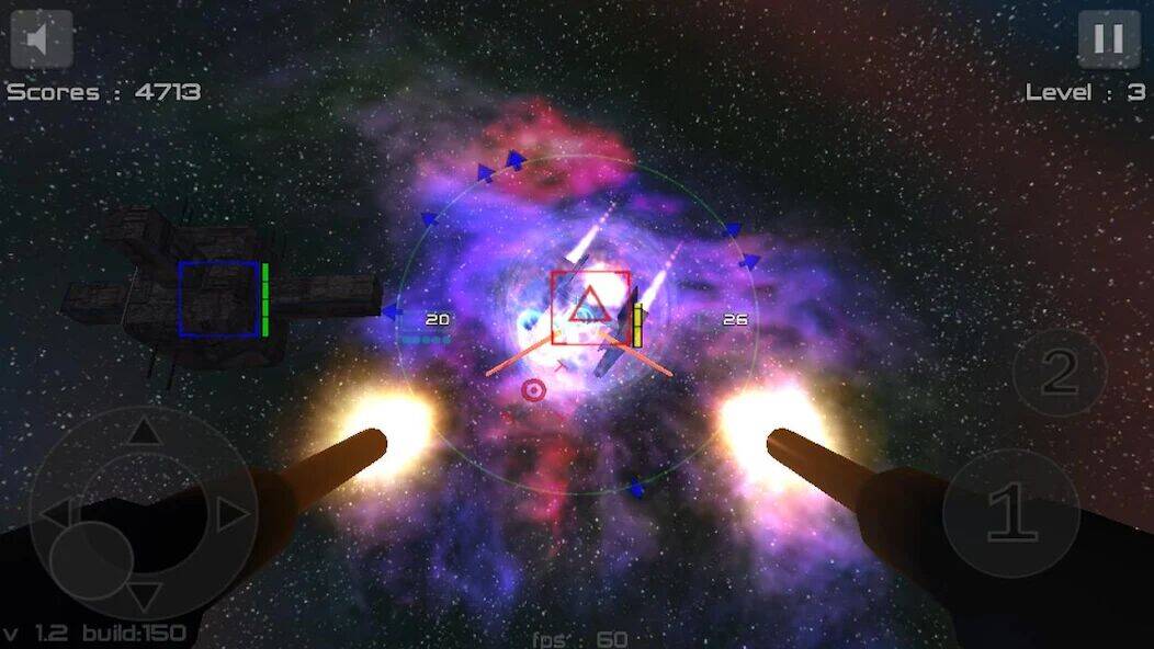 Скачать взломанную Gunner FreeSpace Defender Lite [Мод меню] MOD apk на Андроид